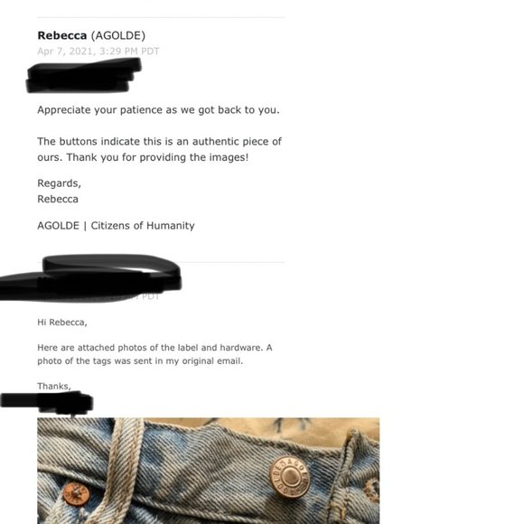 AGOLDE Riley Jeans - Picture 3 of 3